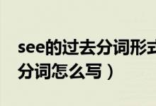 see的過(guò)去分詞形式加ed是什么（see的過(guò)去分詞怎么寫）
