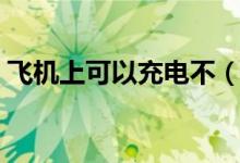 飛機上可以充電不（飛機上可以充電嗎手機）