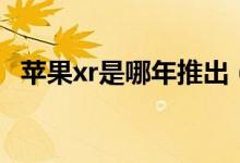 蘋(píng)果xr是哪年推出（蘋(píng)果xr是哪年上市的）