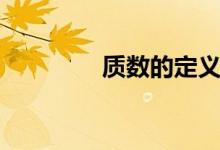 質數(shù)的定義（質數(shù)的定義）