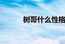 樹(shù)哥什么性格（樹(shù)哥什么意思）
