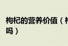 枸杞的營養(yǎng)價(jià)值（枸杞的這些營養(yǎng)價(jià)你都知道嗎）