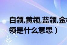 白領(lǐng),黃領(lǐng),藍領(lǐng),金領(lǐng),粉領(lǐng)（白領(lǐng)藍領(lǐng)金領(lǐng)粉領(lǐng)是什么意思）