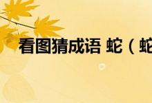 看圖猜成語(yǔ) 蛇（蛇成語(yǔ)瘋狂看圖猜成語(yǔ)）