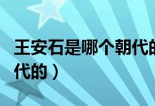 王安石是哪個朝代的哪里人（王安石是哪個朝代的）