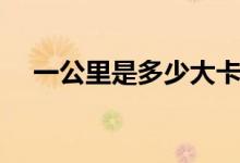 一公里是多少大卡（一公里是多少步?。?class=