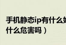 手機(jī)靜態(tài)ip有什么好處（使用靜態(tài)ip對(duì)手機(jī)有什么危害嗎）