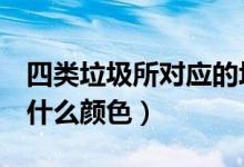 四類垃圾所對(duì)應(yīng)的垃圾桶顏色（4類垃圾桶是什么顏色）