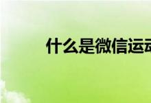 什么是微信運(yùn)動(dòng)（什么是微交易）
