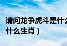 請問龍爭虎斗是什么生肖（龍爭虎斗起風(fēng)波是什么生肖）