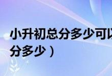 小升初總分多少可以到重點尖子班（小升初總分多少）