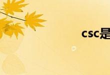 csc是哪個廠牌