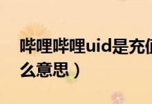 嗶哩嗶哩uid是充值賬號(hào)嗎（嗶哩嗶哩uid什么意思）