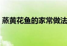 蒸黃花魚(yú)的家常做法清蒸（清蒸黃花魚(yú)做法）