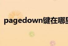 pagedown鍵在哪里（pagedown鍵在哪）
