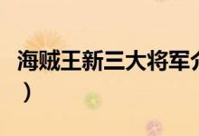 海賊王新三大將軍介紹（海賊王新三大將是誰(shuí)）