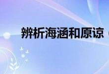 辨析海涵和原諒（海涵和見(jiàn)諒的區(qū)別）