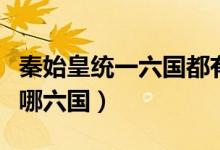 秦始皇統(tǒng)一六國(guó)都有哪些（秦始皇統(tǒng)一六國(guó)是哪六國(guó)）