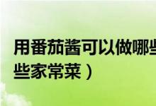 用番茄醬可以做哪些小吃（用番茄醬可以做哪些家常菜）