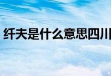 纖夫是什么意思四川話（纖夫是什么意思?。?class=