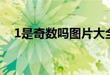 1是奇數(shù)嗎圖片大全（1是奇數(shù)嗎為什么）