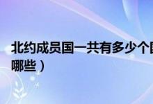 北約成員國一共有多少個(gè)國家（北約成員國30個(gè)國家分別是哪些）