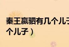 秦王嬴駟有幾個(gè)兒子（秦國歷代國君贏駟有幾個(gè)兒子）