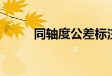 同軸度公差標注示意圖（同軸度）