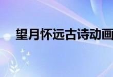 望月懷遠古詩動畫講解（望月懷遠古詩）