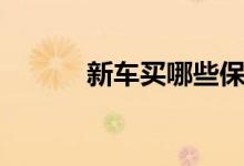 新車買哪些保險(xiǎn)（哪種必須買）