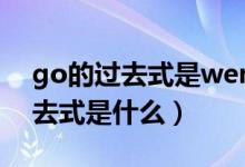 go的過去式是went用英語(yǔ)怎么說(shuō)(go的過去式是什么)