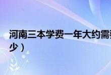 河南三本學費一年大約需要多少（三本學費一年大約需要多少）