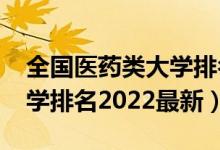 全國醫(yī)藥類大學排名2020年（全國醫(yī)藥類大學排名2022最新）