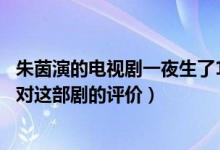 朱茵演的電視劇一夜生了10個(gè)小孩是什么?。私庖幌麓蠹覍?duì)這部劇的評(píng)價(jià)）