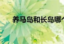養(yǎng)馬島和長(zhǎng)島哪個(gè)好玩（看看就知道）