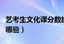 藝考生文化課分數(shù)線多少（文化課考試要求有哪些）