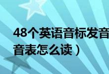 48個(gè)英語音標(biāo)發(fā)音表讀法（48個(gè)英語音標(biāo)發(fā)音表怎么讀）