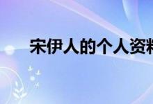 宋伊人的個(gè)人資料簡(jiǎn)介（宋伊人簡(jiǎn)介）