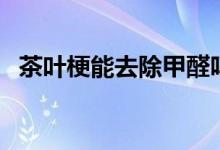 茶葉梗能去除甲醛嗎（茶葉梗能去甲醛嗎）