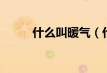 什么叫暖氣（什么叫暖氣熱水器）