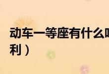動(dòng)車一等座有什么吃的（動(dòng)車一等座有什么福利）