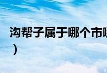 溝幫子屬于哪個市哪個區(qū)（溝幫子屬于哪個市）