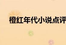 橙紅年代小說點評（橙紅年代小說結局）