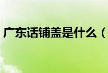 廣東話(huà)鋪蓋是什么（廣東話(huà)鋪蓋是什么意思）