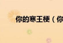 你的寒王梗（你個寒王是什么意思）