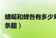 蜻蜓和蟬各有多少對(duì)翅膀（蜻蜓和蟬各有多少條腿）