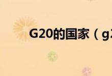 G20的國(guó)家（g20國(guó)家有哪些國(guó)家）