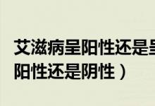 艾滋病呈陽性還是呈陰性確認(rèn)感染（艾滋病呈陽性還是陰性）