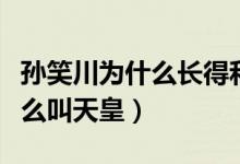 孫笑川為什么長(zhǎng)得和孫小果一樣（孫笑川為什么叫天皇）