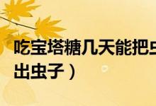 吃寶塔糖幾天能把蟲子拉完（寶塔糖多久會(huì)拉出蟲子）